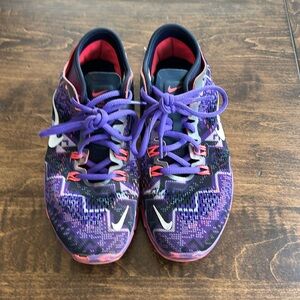 Nike Women's Free TR Fit 4 Purple Sneakers Size 6